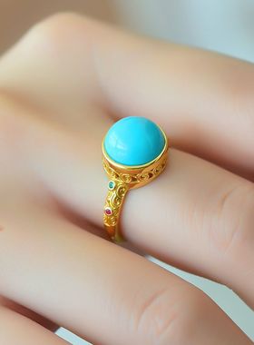 女S925纯银宫廷DIY镶嵌戒指空托