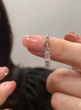 鹿妮基础百搭戒指小众设计高级感