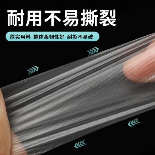 独立包装一次性手套食品级餐饮专用的加厚耐用卫生外卖塑料薄膜pe - 图1