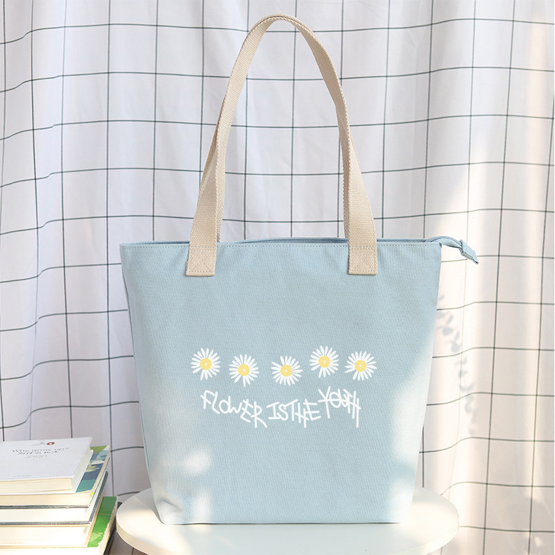 上班女单肩斜跨包学生日系帆布包 意漫女士包袋