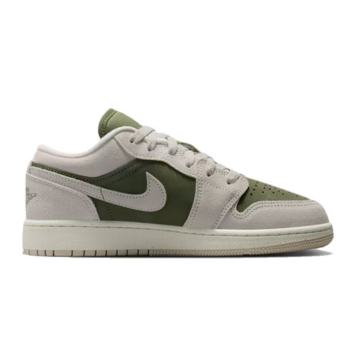 nike耐克大童男女AIR JORDAN AJ1运动篮球休闲板鞋锐力HV4396-201 - 图1