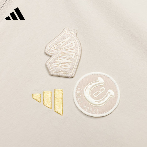 adidas阿迪达斯男子CNY新年款运动休闲摇粒绒衬里夹克外套KE4058 - 图2