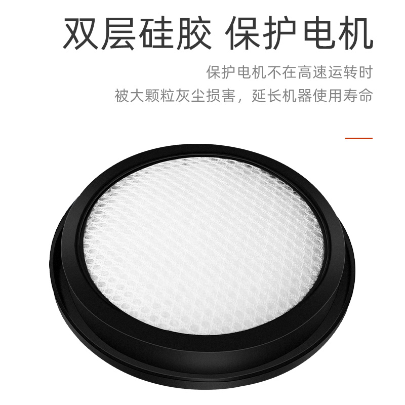 配美的除螨仪吸尘器过滤网B5/3 VM1712 B7/8D MC3/55U2配件滤芯棉