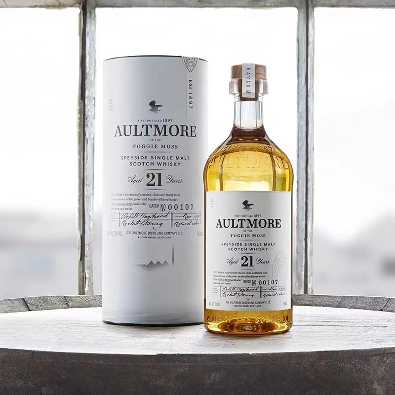 【官方直营】AULTMORE欧摩21年斯贝塞单一麦芽威士忌700ml - 图3