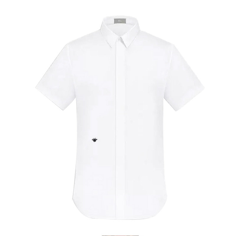 dior小蜜蜂简约男士短袖衬衫 丰尚海外T恤