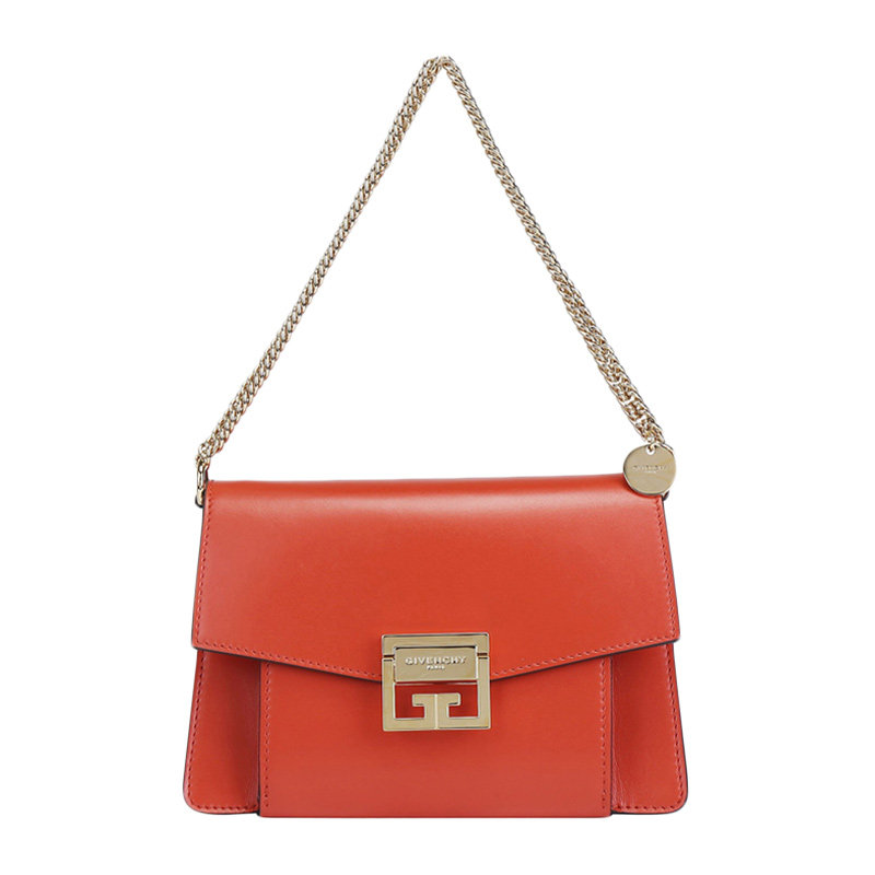 givenchy女士皮革橙色单肩挎包 丰尚海外女士包袋