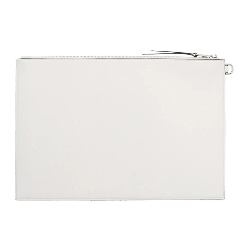 givenchy白色牛皮largepouch手拿包 丰尚海外女士包袋