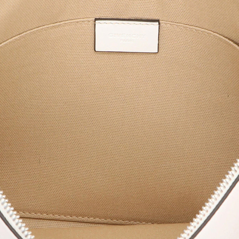 givenchy白色牛皮largepouch手拿包 丰尚海外女士包袋