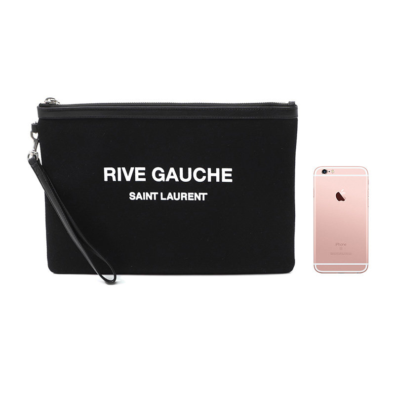 ysl /圣罗兰20春夏黑色经典化妆包 丰尚海外女士包袋