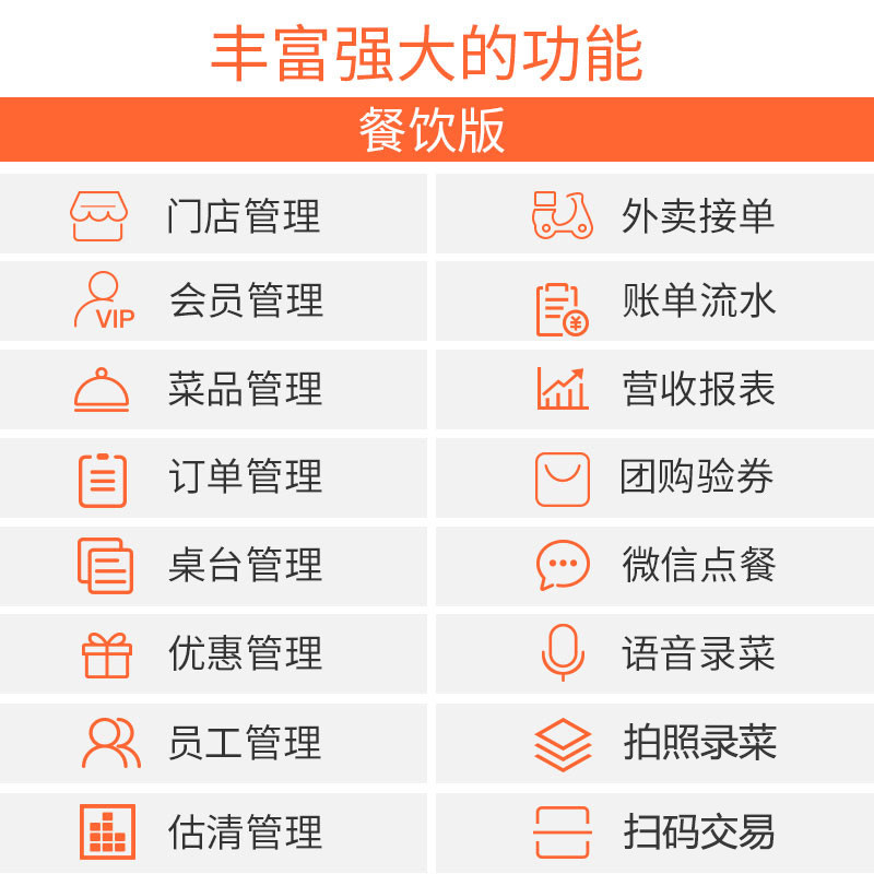 美团双屏一体机餐饮奶茶店收银机 启美智联办公收款机
