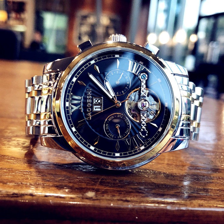 黑科技时尚潮流男士全自动机械表 法洛蒂国产腕表