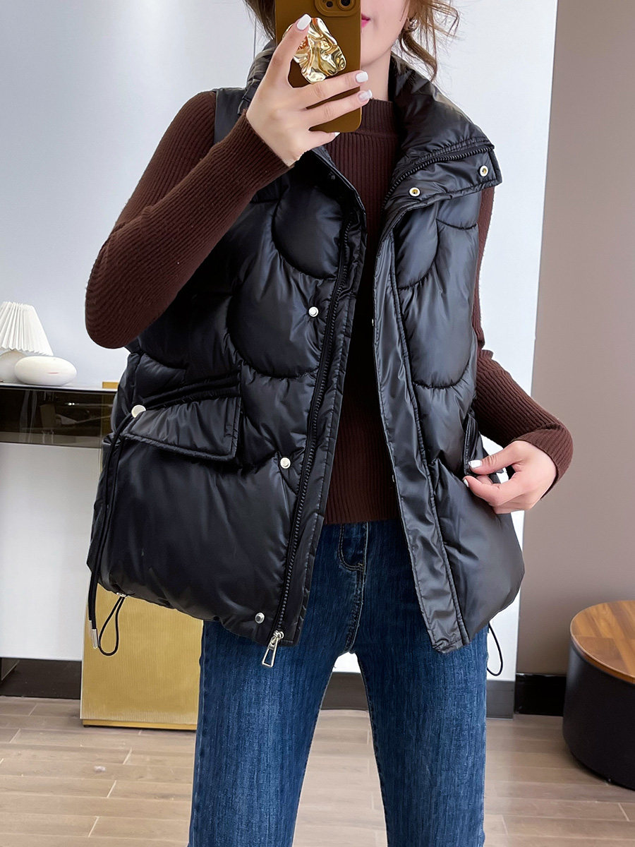 羽绒2021秋冬新款时尚潮流棉马甲 悸续马夹