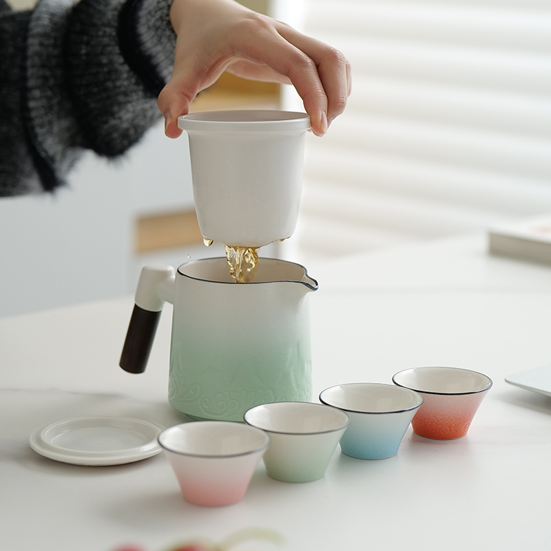 Portable travel tea set souvenir