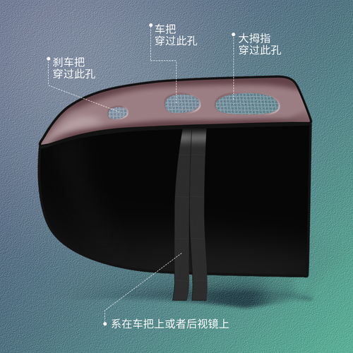 电动车手把套电瓶车手套夏季防晒遮阳护手罩夏天摩托电车防水挡风