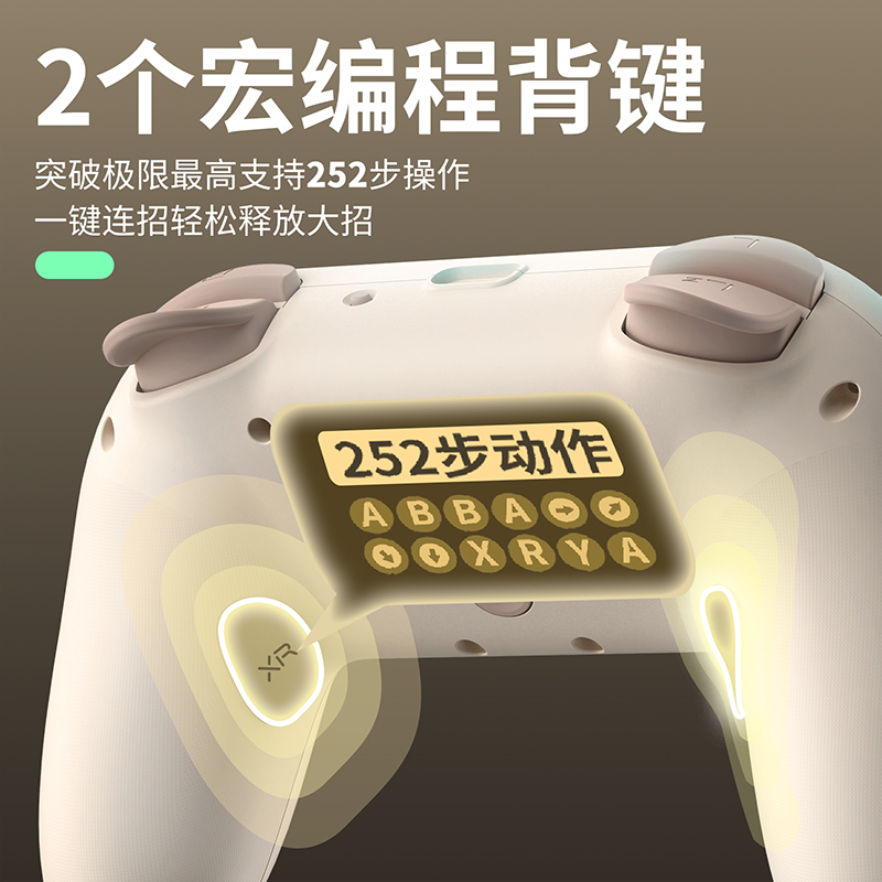 良值(IINE)适用Switch手柄 小钢炮PRO手柄 PC电脑Steam手机ROG游戏机通用 NS配件 双人成行对马岛之魂 - 图1