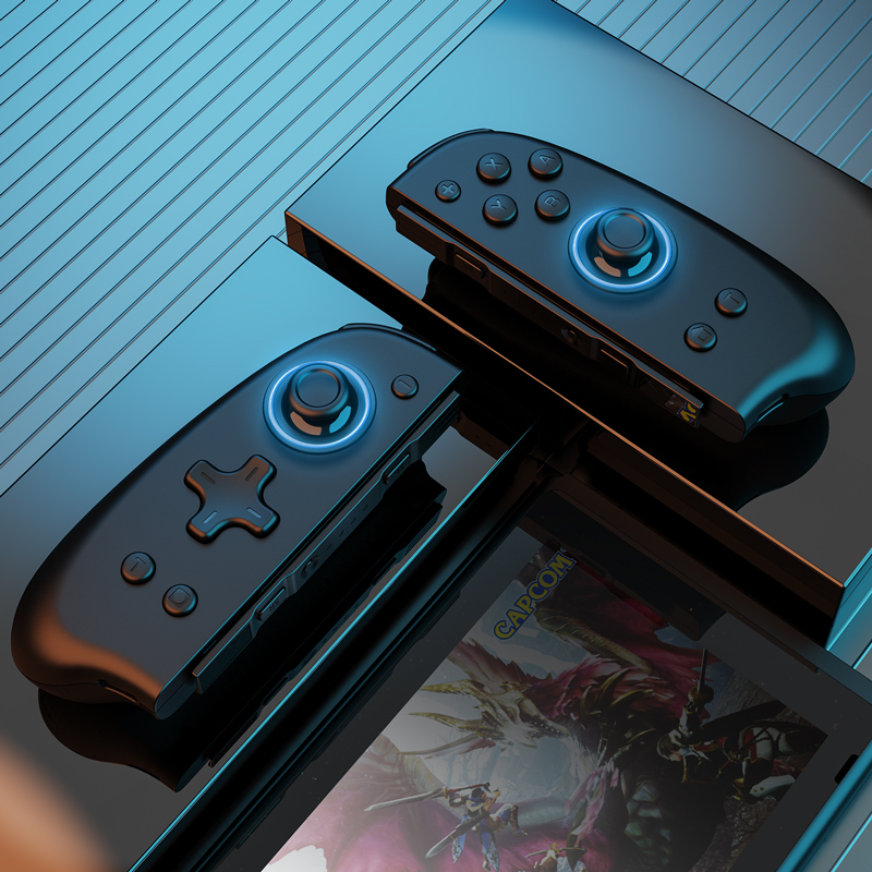 良值(IINE)适用switch/OLED JoyCon手柄蓝牙唤醒震动体感左右分体手柄动森色支持双人成形国产NS配件-图0