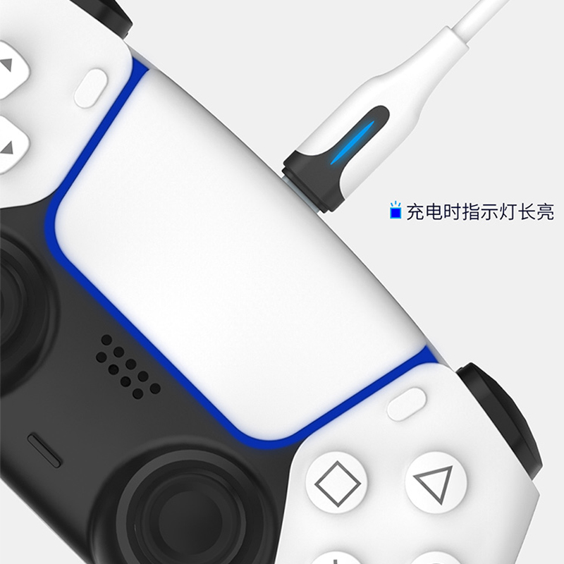 良值(IINE)适用索尼PS5手柄数据线充电线 playstation控制器连接线 周边配件 - 图1