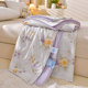 Cool-feeling printed summer cooling quilt air-conditioned quilt double-sided ice-feeling summer quilt double student air-conditioned quilt machine washable quilt core