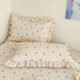 Ancient imitation cotton single bed cover three-piece set for tatami bed cover four seasons universal kang cover bed sheet bed cover thickened anti-slip