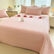 Cotton bed cover with thick quilting