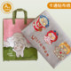 Ins patch embroidery washed cotton quilted bed cover Ote brother and sister three-piece set soft skin-friendly tatami non-slip bed sheets