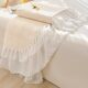 French cotton bed cover three-piece set for all seasons