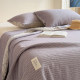 Spring and summer cotton and linen edged multifunctional blanket summer quilt blanket non-slip thickened quilted bed cover 100% cotton machine washable