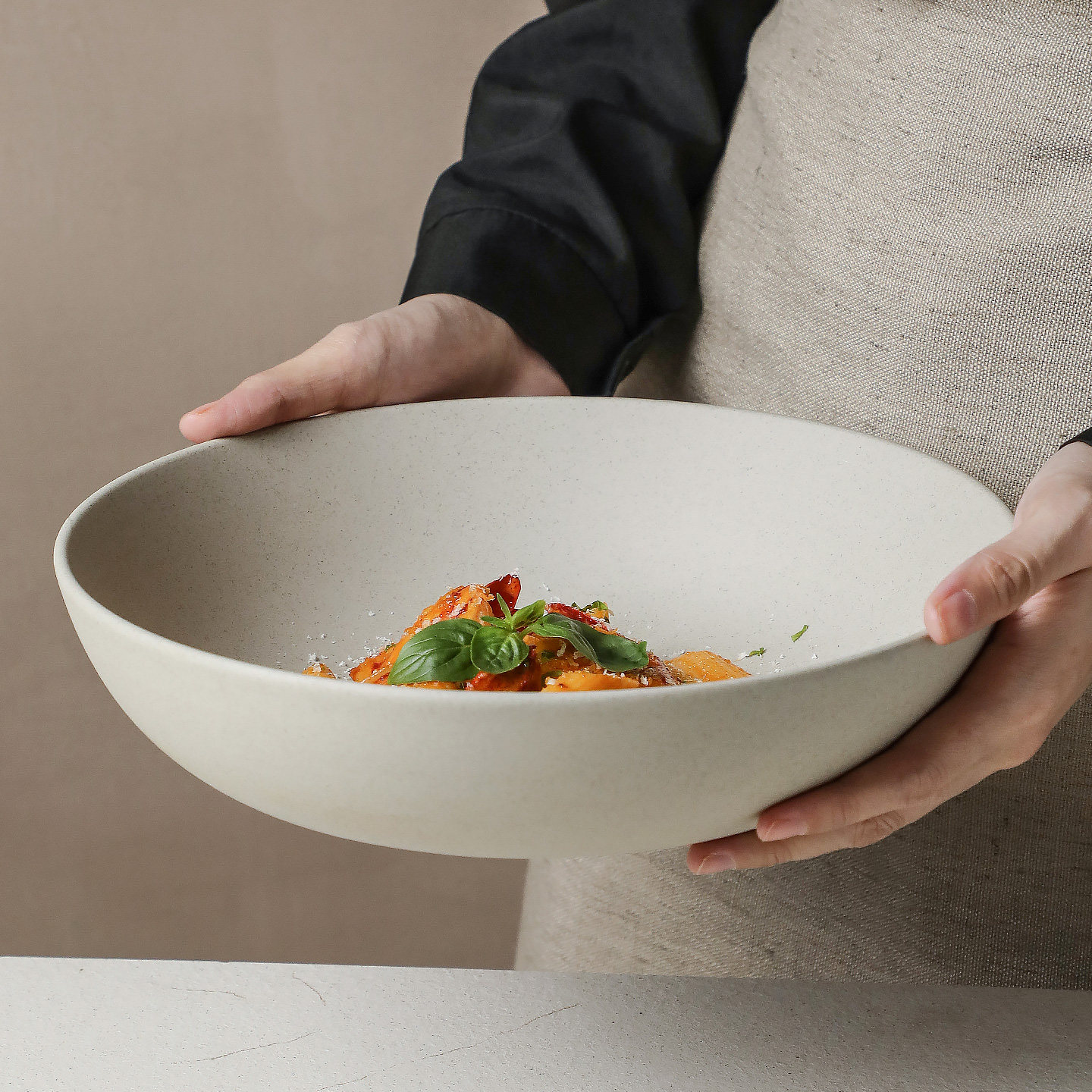 日式陶瓷汤碗家用无釉复古餐具碗大号沙拉碗商用浅碗菜碗菜盘深盘,淘宝优惠券,粉丝福利购,淘宝优惠卷