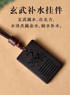 2026五行缺水水化黑曜石玄武挂件北方水神玄武水泽瓜钥匙扣挂件