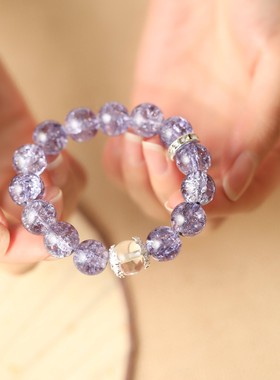 2026新款紫莱手串闺蜜串珠转运轻奢宫廷风气质送女友款生日礼物女