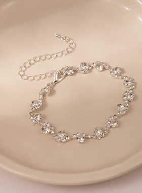 跨境欧美轻奢时尚优雅气质高级感手链小众设计感精致百搭手饰女