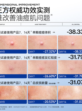 目颜双管洁面乳控油祛痘去黑头
