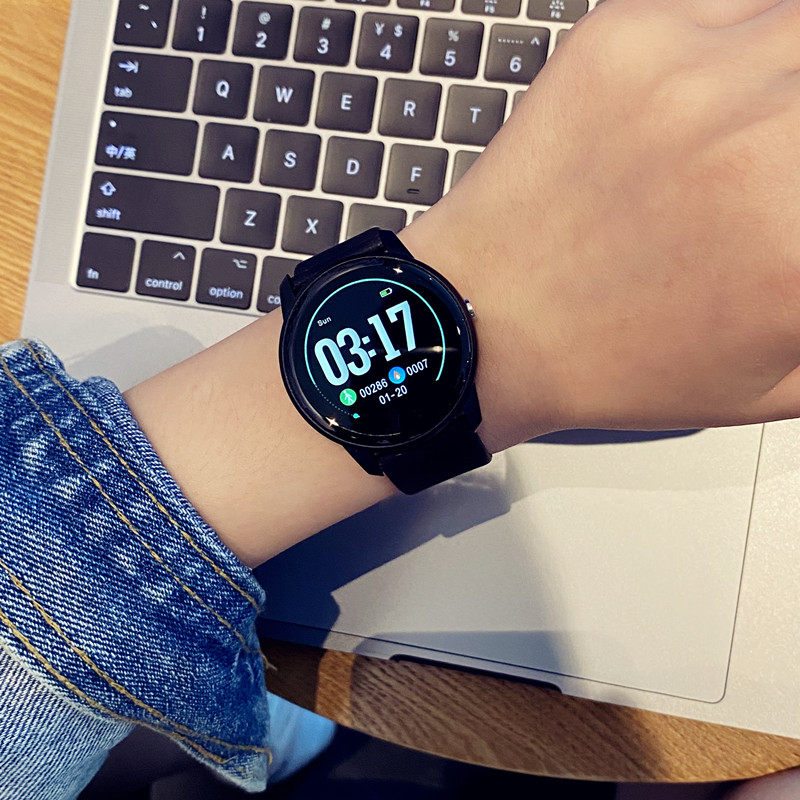 触屏智能女简约气质学生运动电子表 雅述国产腕表