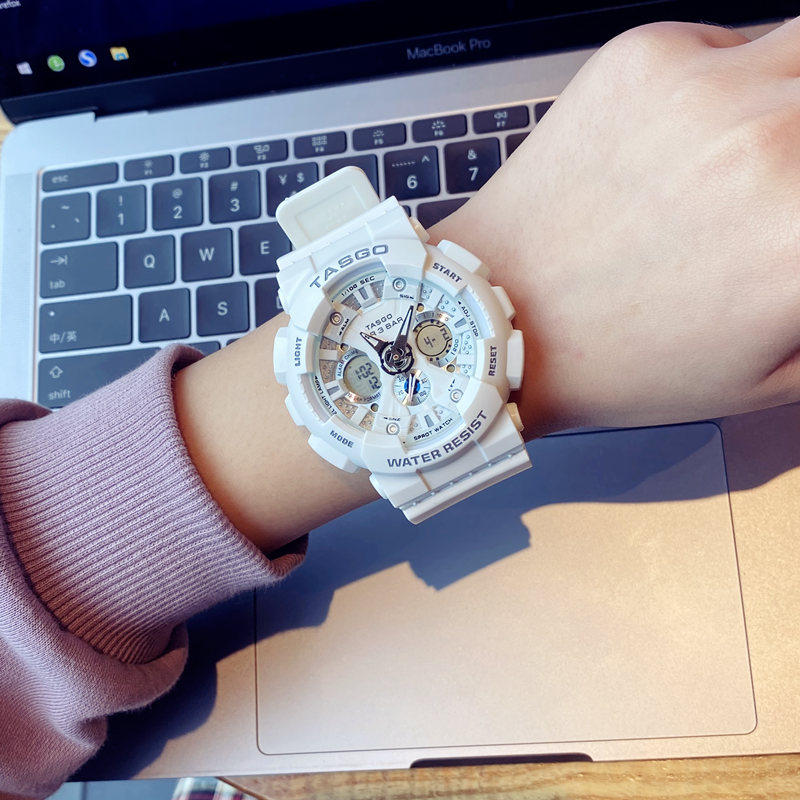 男机械运动潮流中学生情侣女电子表 雅述国产腕表