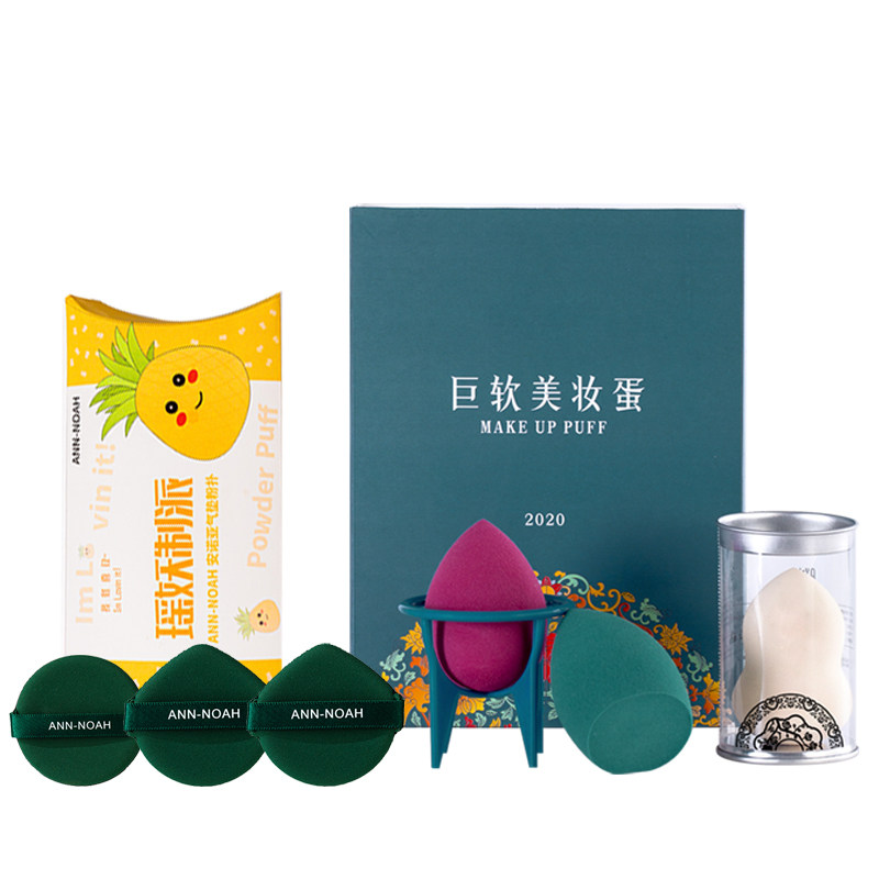 瑶妖制派不吃粉美妆蛋气垫菠萝粉扑 annnoah化妆/美容工具