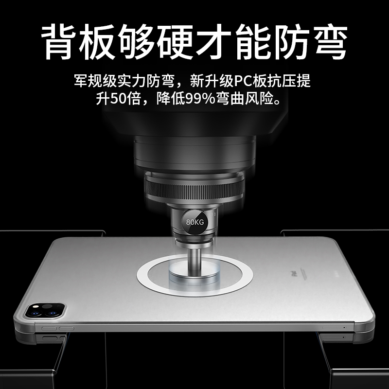 巴鲁斯ipadpro2022款保护套air5保护壳11寸2021苹果平板ipad磁吸ipad10代旋转mini6轻薄9带笔槽第九代ipd十8 - 图3