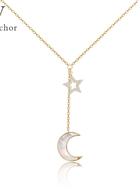 小众设计轻奢流苏星星女吊坠项链