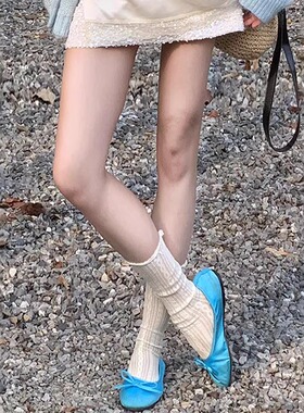 春天穿这个蕾丝小腿袜太美了！！