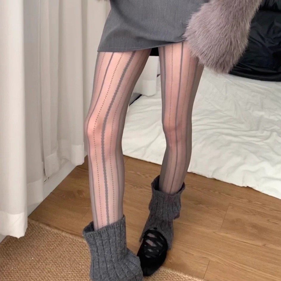 miu系灰色丝袜防勾丝连裤袜超薄秋冬配光腿神器纯欲蕾丝打底裤女,淘宝优惠券,粉丝福利购,淘宝优惠卷