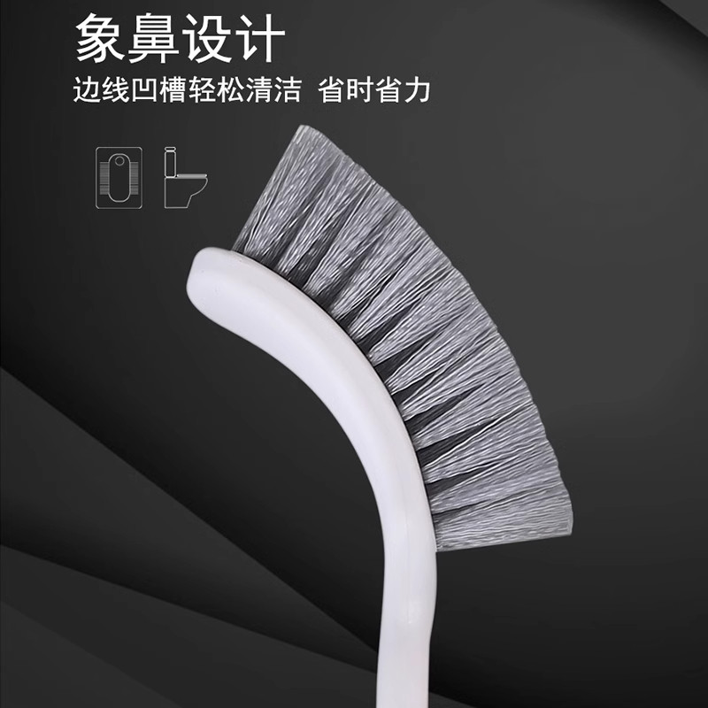 Japanese toilet brush household no dead angle toilet brush long handle wall hanging no punching bathroom toilet cleaning brush