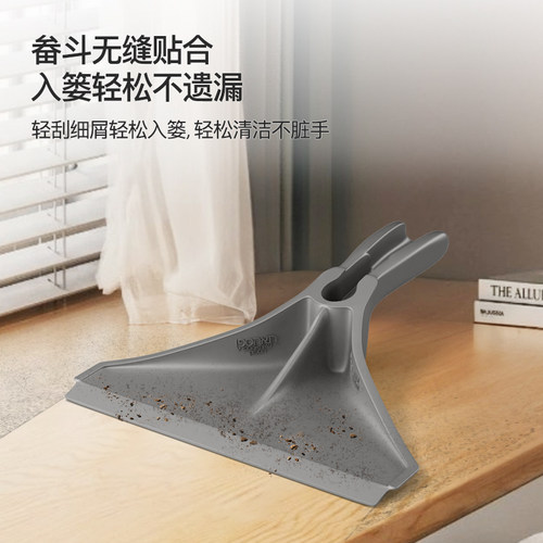 Tyroler硅胶多功能擦玻璃桌子车厨房卫生间手持刮条刷子家用神器 - 图1