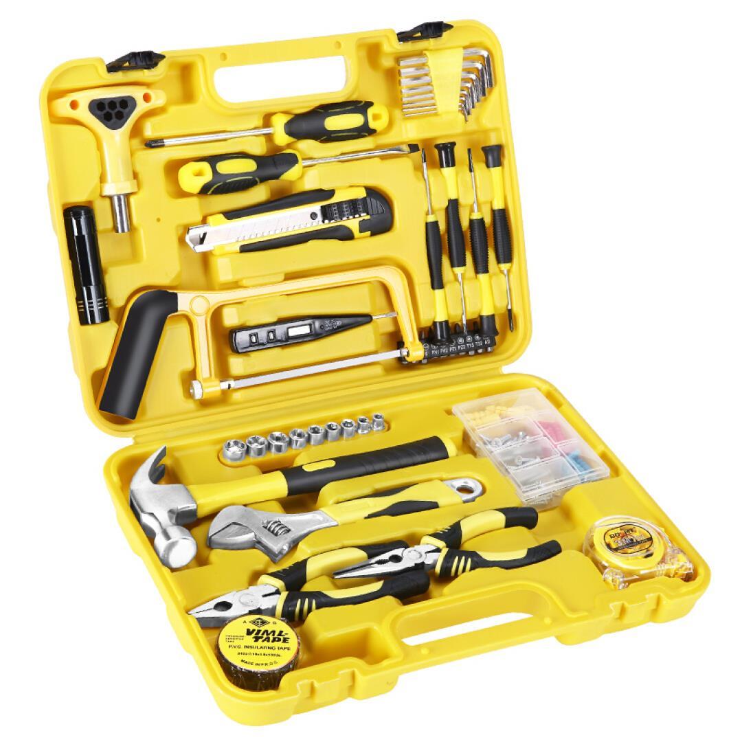 新品虾牌（XIAPAI） 工具箱组合套装 家用工具套装 五金工具箱 电