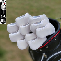 Black universal golf club clubhead sleeve iron rod sleeve ball head protective sleeve cap sleeve wood rod sleeve