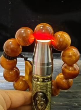 2026太行崖柏玉化糖心料手串陈化红油透光2.0佛珠高油密香味浓郁