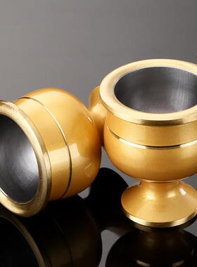 2026拜神茶杯酒杯 供佛酒杯 黄铜供财神关公 招财供酒杯 供奉仙家