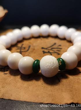 2025夏季新款仿鹿骨手串手链12X10mm民族风吊坠貔貅DIY骨雕饰品配