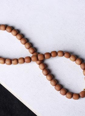 2025檀香木ins风小众步步生莲学生男女手串文玩念珠双圈百搭手饰