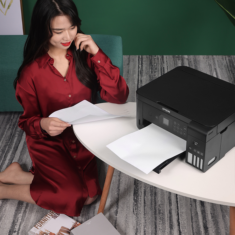 Epson爱普生L4166/4167/4168/4266/4268打印机无线彩色家用手机A4小型连供复印一体学生照片办公墨仓式双面 - 图2