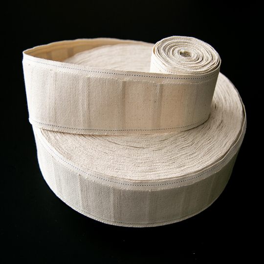 纯棉窗帘挂钩布带衬布老式白布带布条绑带窗帘配件加厚加密棉质