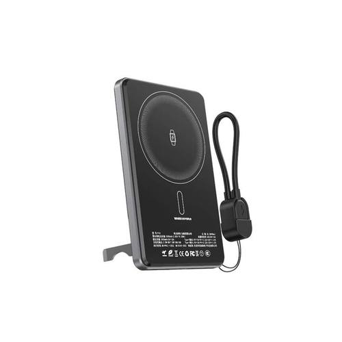 适用苹果Magsafe外接电池无线磁吸快充15w充电宝Powerbank双弹窗 - 图3